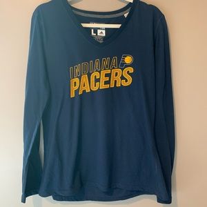 Adidas Pacers Navy Long Sleeve
